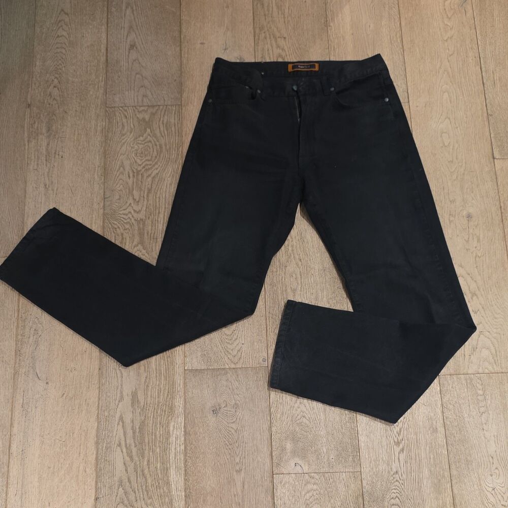 Zegna Sport Denim Project Men's Black Luxury Cotton Lyocell Jeans Size 32